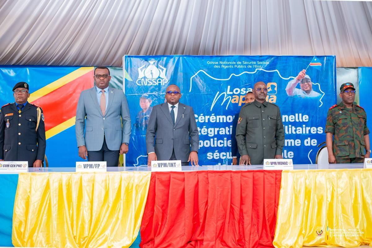 RDC : Couverture sociale élargie aux militaires et policiers, un pas vers la “justice sociale” selon Kinshasa