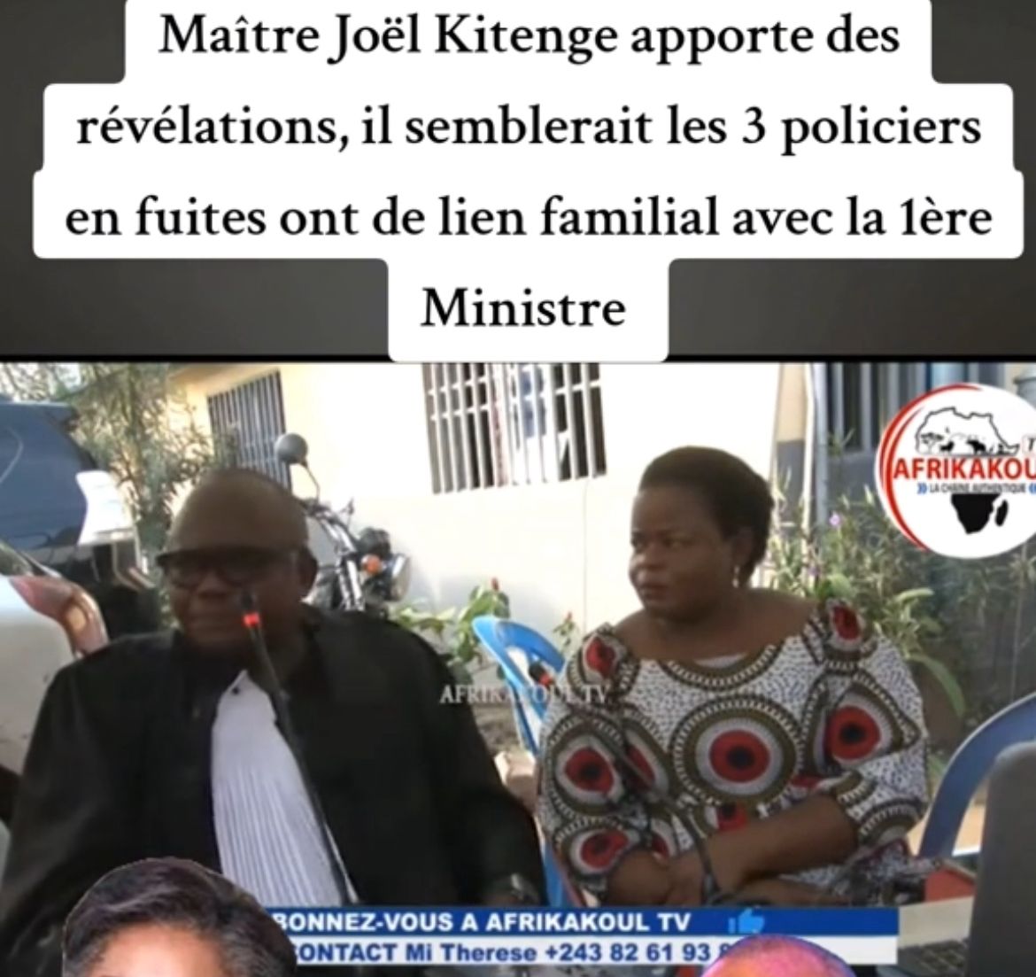 Procès du policier Kabeya: Pourquoi cet acharnement de Me Joël Kitenge contre la première ministre Judith Suminwa ?