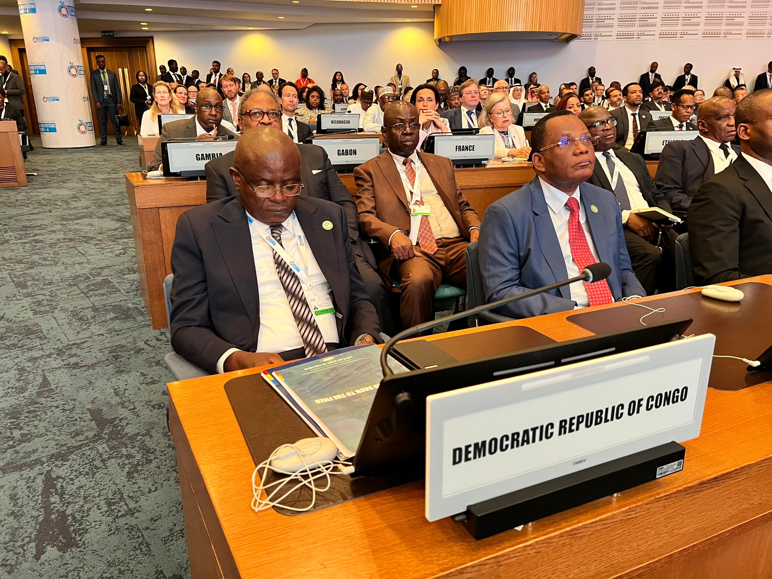 Sommet de l’ONU sur les systèmes alimentaires : L’Éthiopie accueille le ministre d’État Grégoire Mutshail, représentant de la RDC