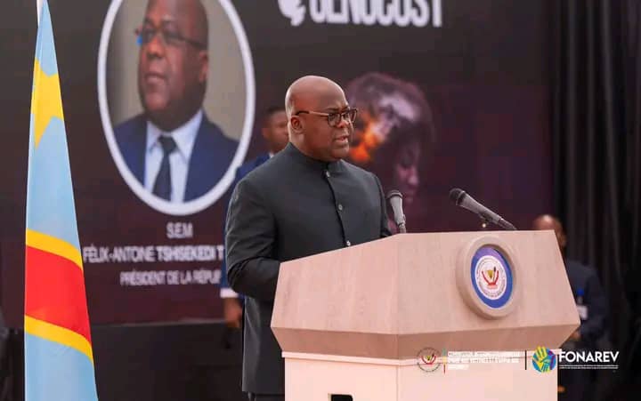 RDC : “Nous ne renoncerons jamais à ce combat”, Félix Tshisekedi réaffirme sa détermination face au “Genocost”