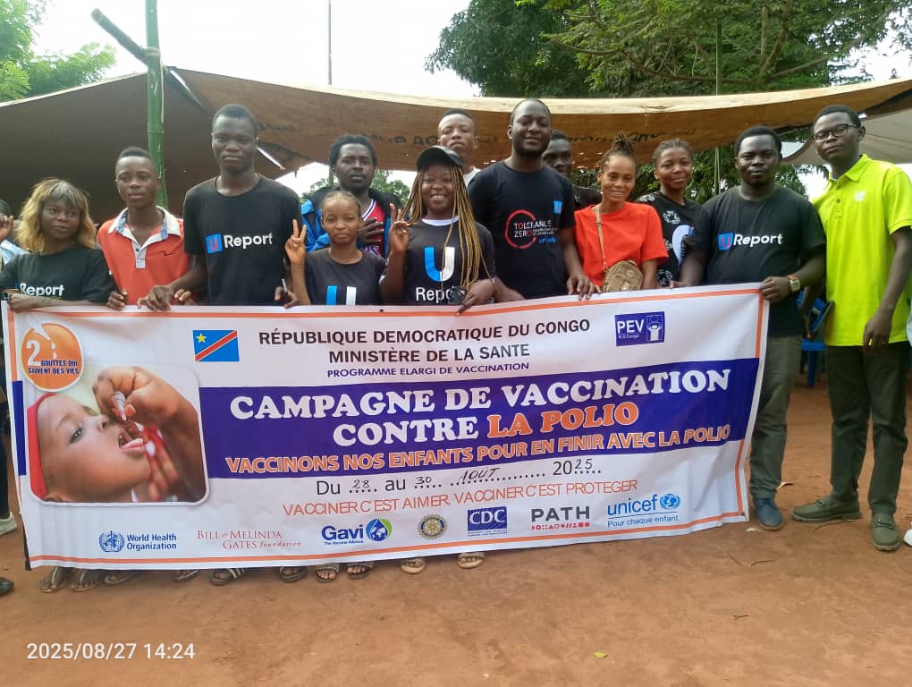RDC – Lutte contre la polio : à Gemena, des jeunes en première ligne pour sensibiliser les familles
