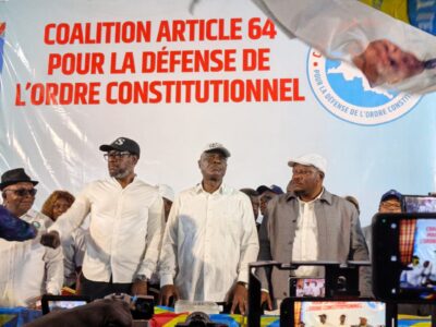 La coalition « Article 64 » lancée à Kinshasa pour défendre la Constitution