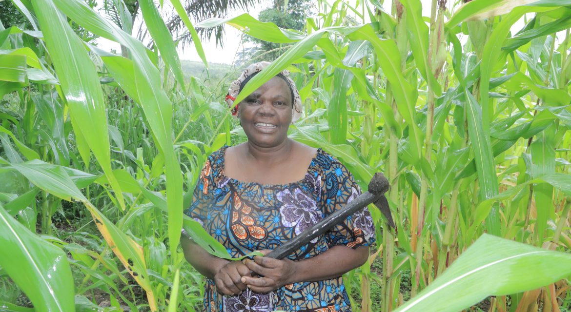 Mariane Kimingu, Femme maraîchère et bénéficiaire du projet AVENIR
