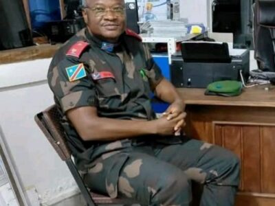RDC : le Général-Major Gaby Kasongo Mulumba nommé gouverneur militaire de l’Ituri